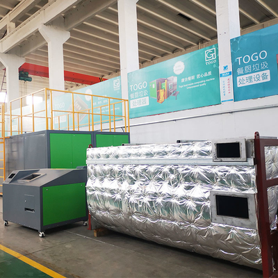 5000KG/Day PLC ماشین کود کمپوست TOGO تجهیزات مدیریت زباله آلی