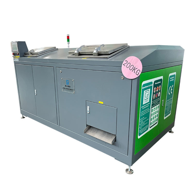 500 - 3000 کیلوگرم / روز دستگاه کمپوست زباله آلی PLC کنترل وزن 500 - 3000 کیلوگرم
