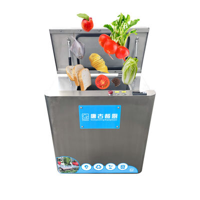 جعبه چوبی کاملا اتوماتیک دستگاه دفع زباله های غذایی الکتریکی چرخ دار هسته 10KGD فیلتر هوا کمپوستر خانگی