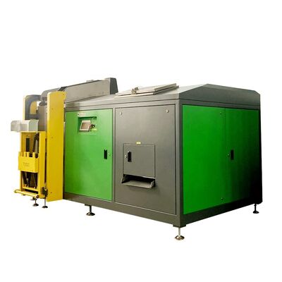 500KG/D فولاد ضد زنگ 304 ماشین کمپوست زباله های غذایی با قدرت 17.5kw و سیستم کنترل PLC