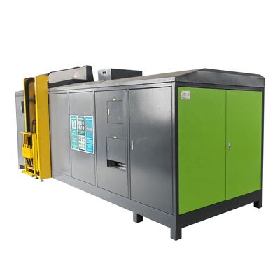 3000 کیلوگرم/روز ظرفیت روزانه دستگاه دفع زباله های غذایی خودکار با کنترل PLC کاملا خودکار و تجزیه میکروبی برای تولید کود ارگانیک
