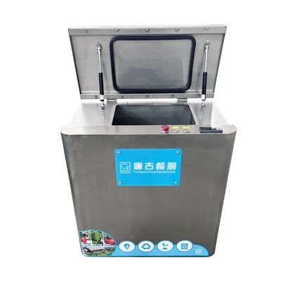 PLC 10 کیلوگرم کمپوستر مواد غذایی خانگی هوشمند 304 فولاد ضد زنگ تجهیزات کود ارگانیک عملکرد کمپوست سریع 24 ساعته