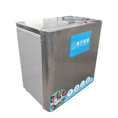PLC 10 کیلوگرم کمپوستر مواد غذایی خانگی هوشمند 304 فولاد ضد زنگ تجهیزات کود ارگانیک عملکرد کمپوست سریع 24 ساعته