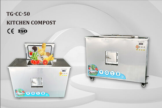 TOGO TG-CC-50 فولاد ضد زنگ 304 کمپوستر زباله های ارگانیک با ظرفیت 50 کیلوگرم و پردازش 21-24 ساعت