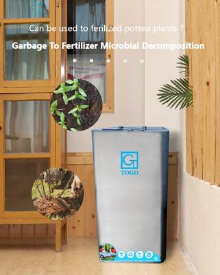 TOGO کمپوستر زباله های غذایی آشپزخانه فولاد ضد زنگ الکتریکی با خوراک دسته ای برای خانه-TG-CC-5